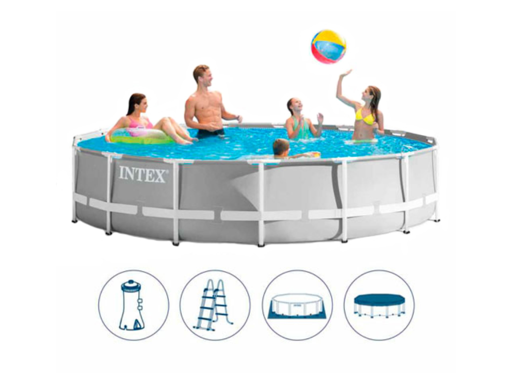 Бассейн каркасный круглый Prism Frame. Intex 26724
