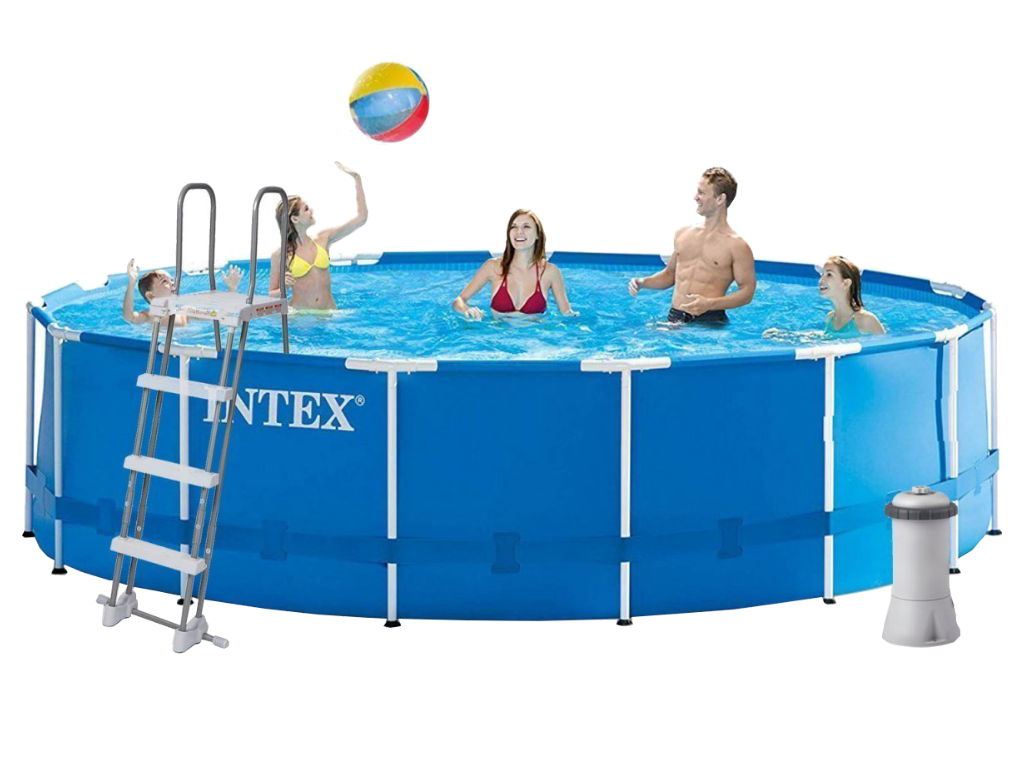 Бассейн каркасный круглый Metal Frame. Intex 28242