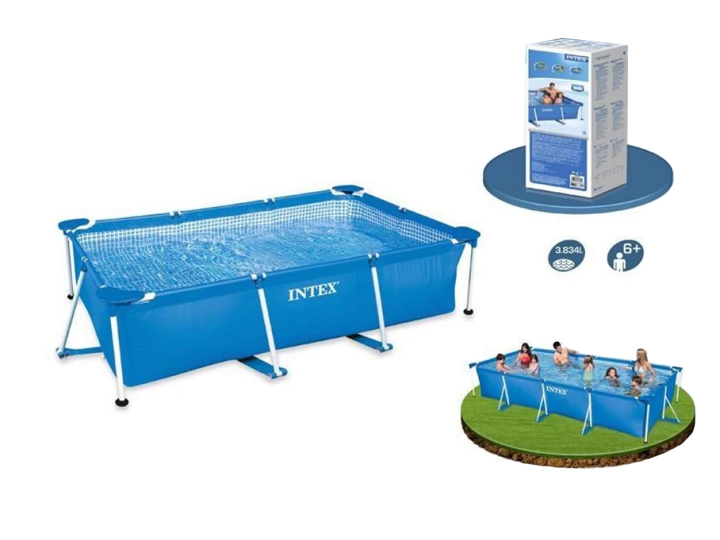 Басейн каркасний прямокутний Small Frame. Intex 28272