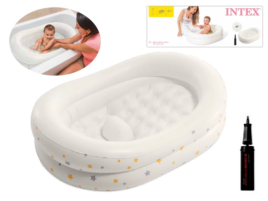 Бассейн детский надувной Звезда, Intex 48523