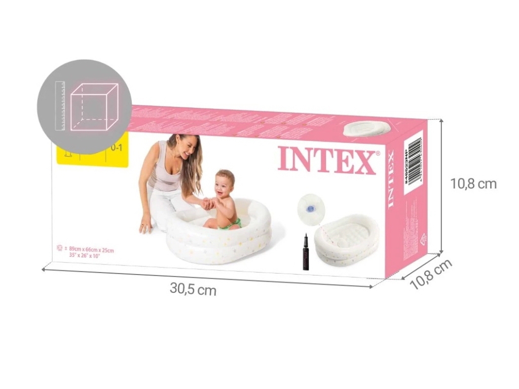 Бассейн детский надувной Звезда, Intex 48523
