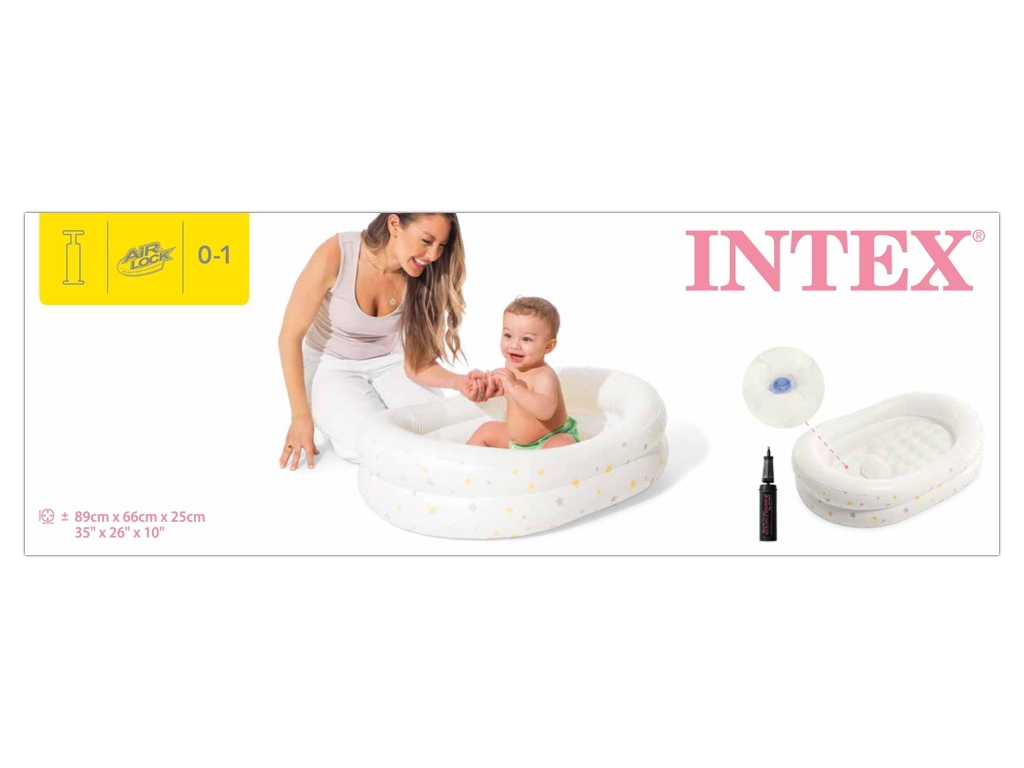 Бассейн детский надувной Звезда, Intex 48523