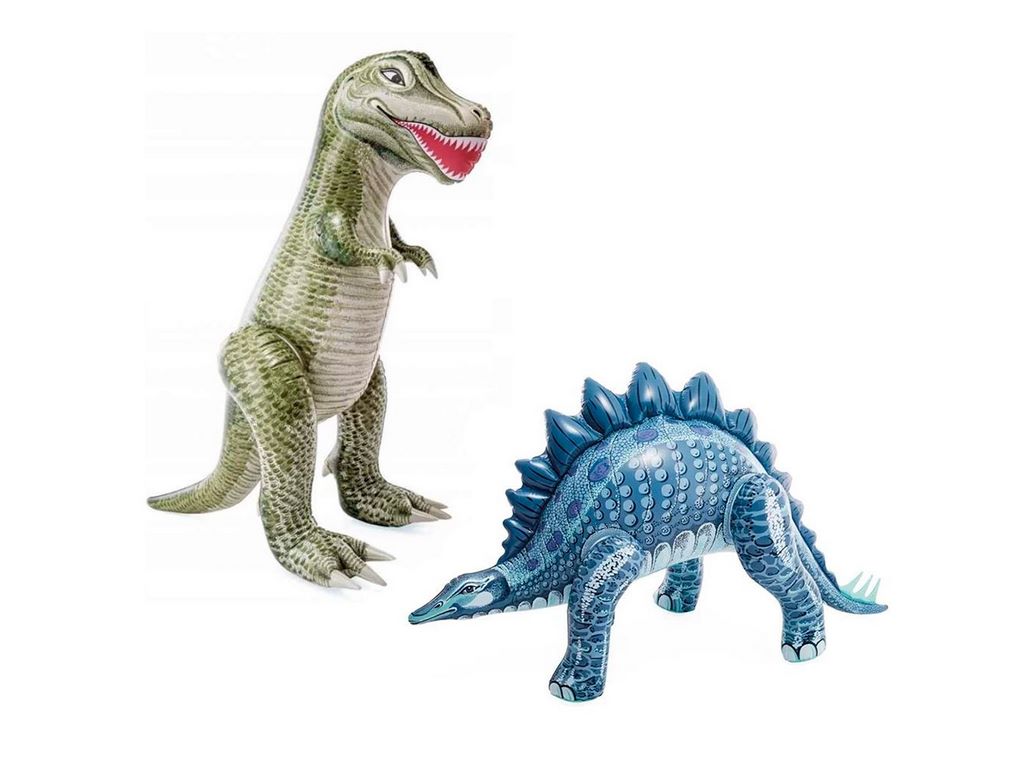 Надувні іграшки Intex 48593, Тиранозавр, Стегозавр, вініл, від 3 років (ціна за 1шт)