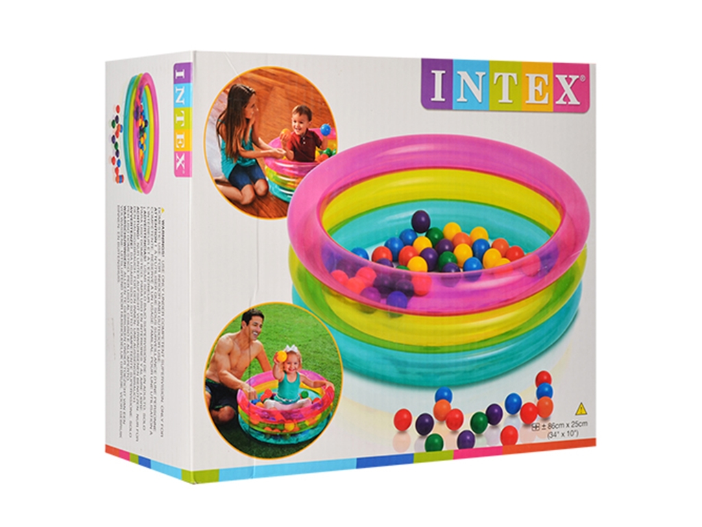 Басейн дитячий з кульками Intex 48674