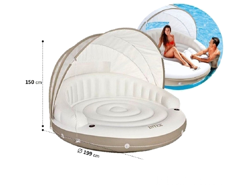 Матрац зі спинкою Intex 58292