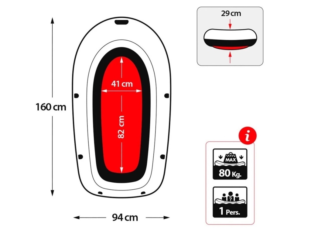 Лодка EXPLORER PRO 100 Intex 58355