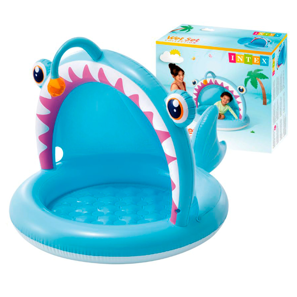 Басейн надувний дитячий Риба-вудильник, 45 л, Intex