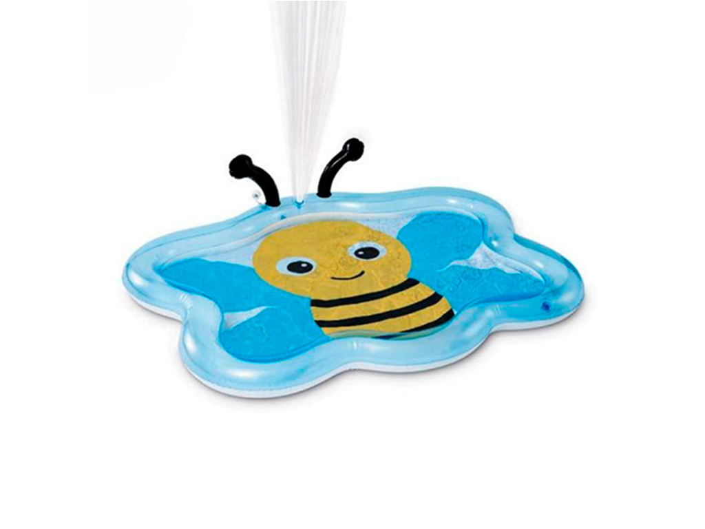 Бассейн надувной с распылителем Intex 58434 Пчелка, винил, 127×102×28см, 59л