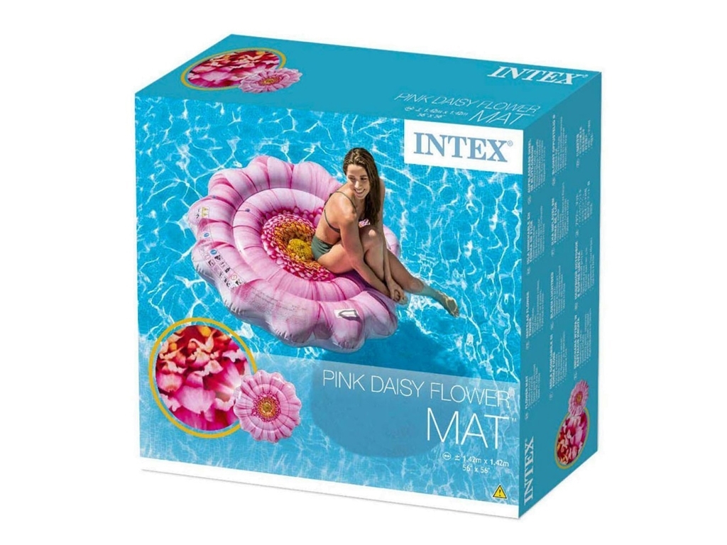 Матрац Рожева квітка Intex 58787