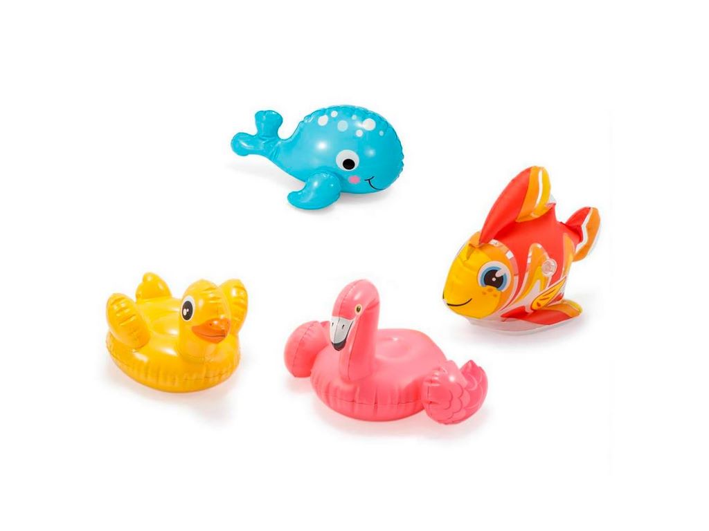 Надувные игрушки для воды Intex 59590, 4 вида, диаметр 24см, высота 16см (цена за 1шт)