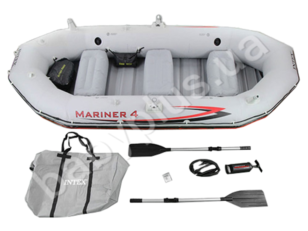 Лодка надувная MARINER-4. Intex  68376