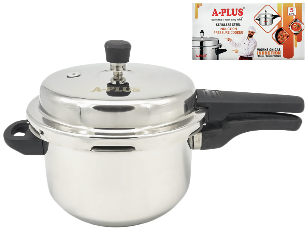 Скороварка A-Plus нержавеющая сталь, для всех типов плит, 43х24,7х23см, 3,8л