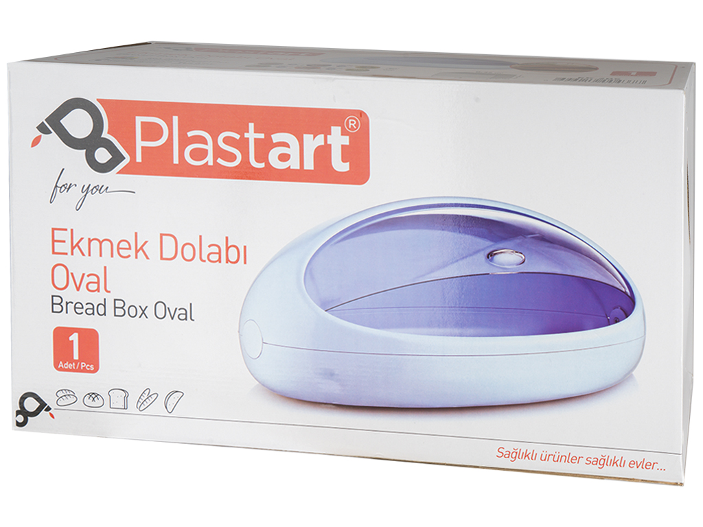 Хлебница PlastArt овальная 50х27,2х19,4см