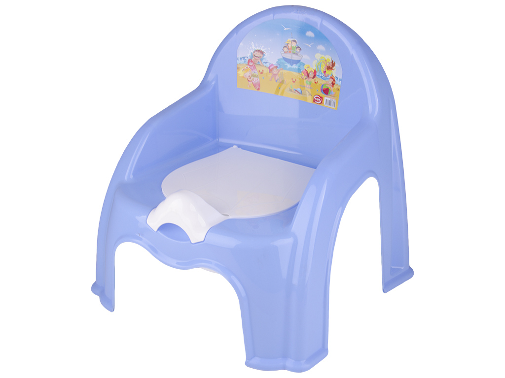 Горщик-стільчик дитячий Elif зі знімною чашею блакитний