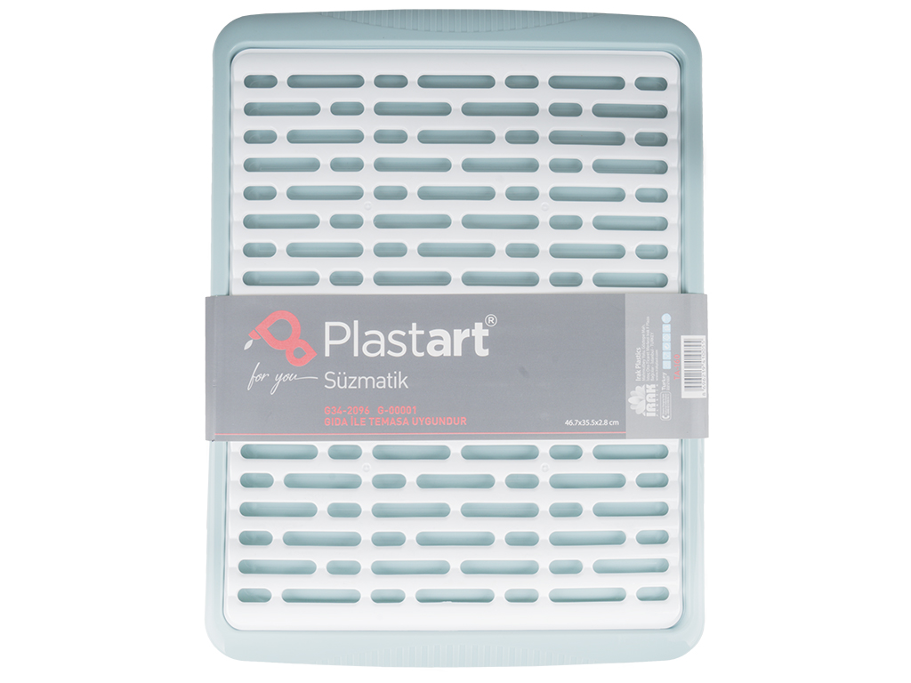 Сушарка для посуду з піддоном PlastArt 46x35x2см