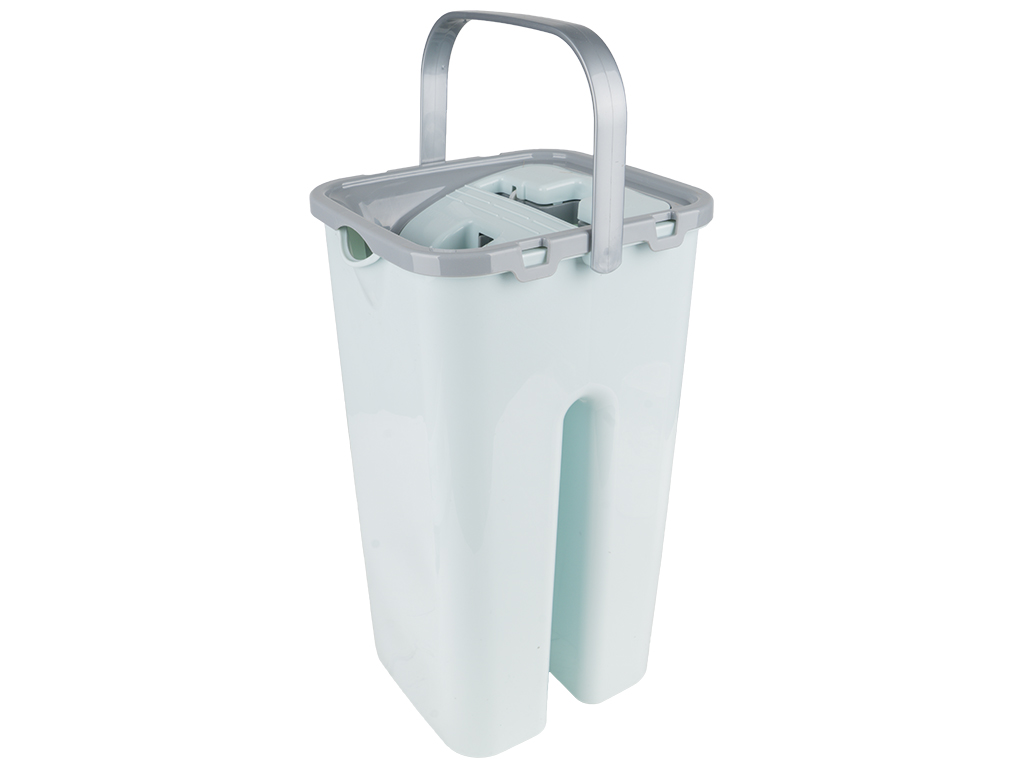 Швабра с ведром 19х21х37,5см 8л с автоматическим отжимом 1,15м Zambak Plastik