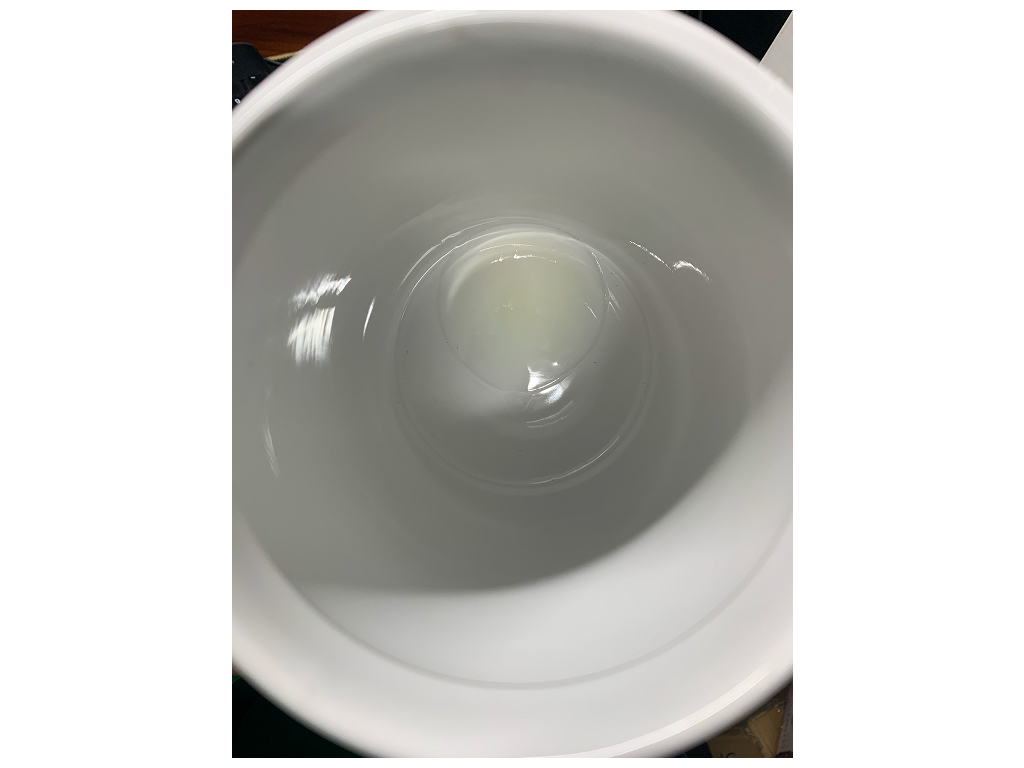 Банка для цукру Bianco, з бамбуковою кришкою, 1,2л, колір - білий УЦІНКА