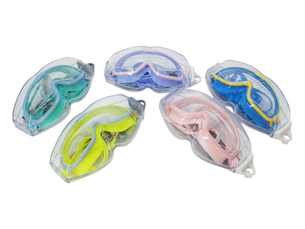 Маска для плавання з чохлом Swimming Goggles, 7 кольорів