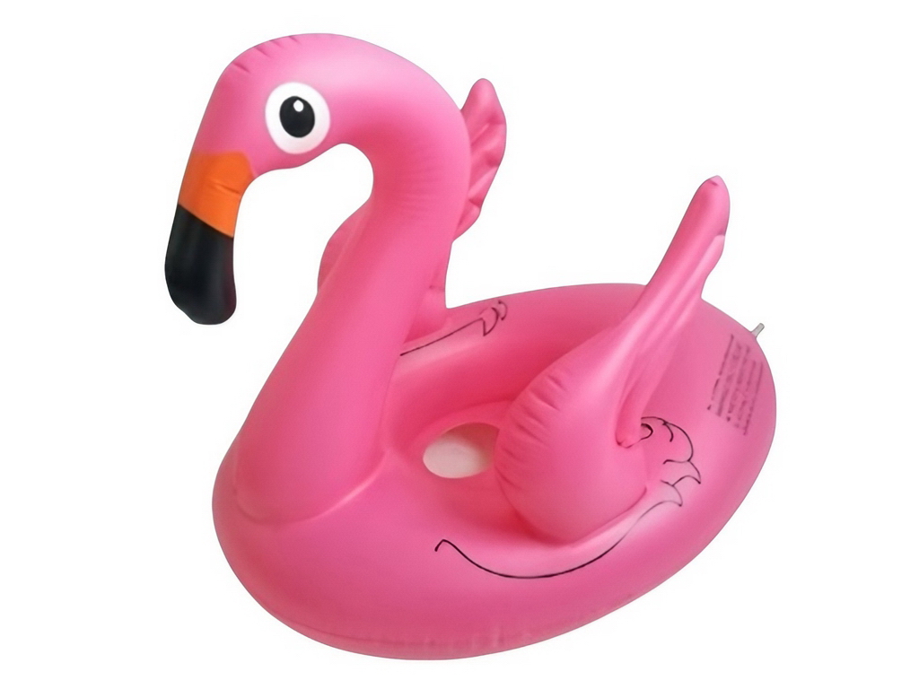 Надувний плотик для плавання Фламінго, 65см, рожевий
