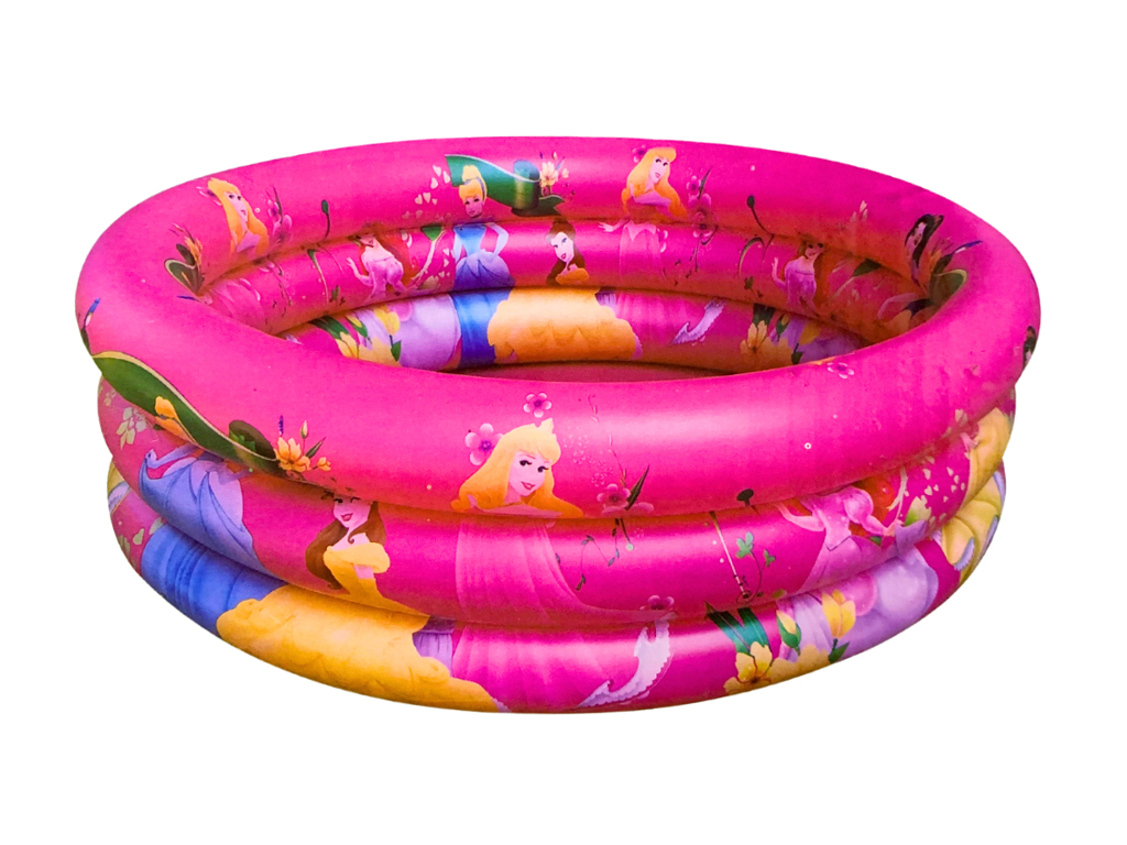 Бассейн детский надувной Принцессы, ПВХ, 85×23 см, розовый