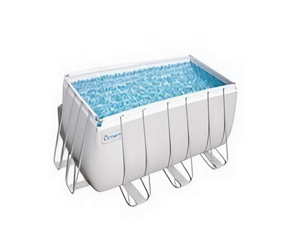 Бассейн прямоугольный каркасный для плавания, 450×220×84 см, белый