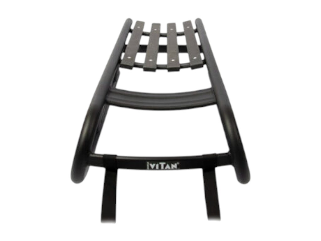 Санки детские и взрослые Торнадо Лайт, металлические деревянные, черные, Vitan