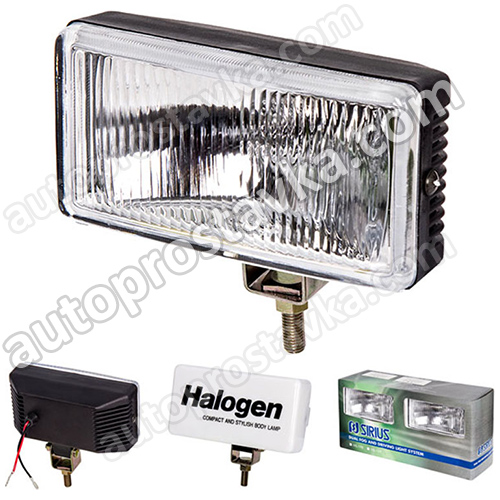 Фары доп. NS-198 F-B-C H3/12V/55W/167x85mm/крышка