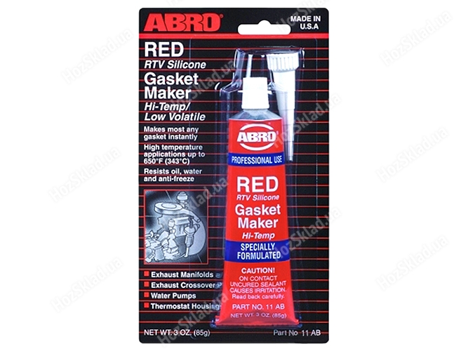 Герметик прокладки ABRO AB 11 85г red Китай