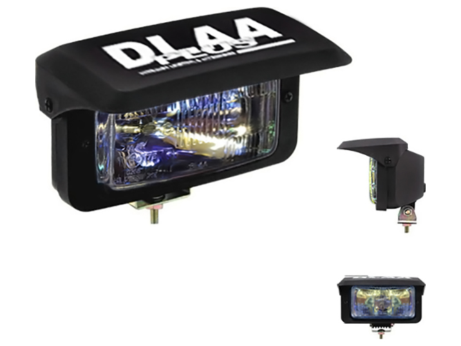 Фара дополнительная DLAA, 1005-RY, H3-12V-55W, 160x83мм, крышка (цена за 2шт)