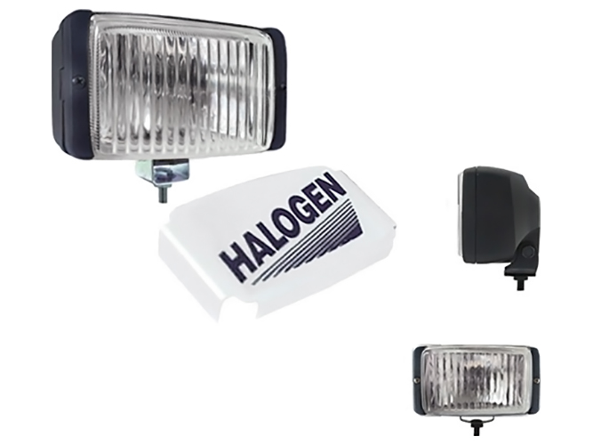 Фара дополнительная DLAA, 7020O-W, H3-12V-55W, 100x42мм, крышка (цена за 2шт)
