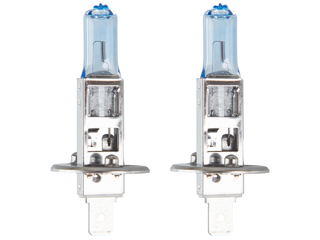 Лампы Pulso галогенные, H1, P14,5S 12v55w super white, plastic box