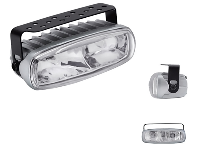 Фара дополнительная DLAA, 600-W, 2хH3-12V-55W, 145x50мм (цена за 2шт)