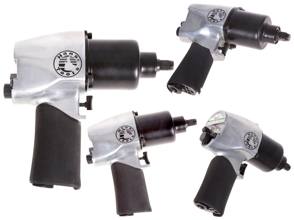 Пневмогайковерт HANS 1/2"DR, 7000об/хв, 542Nm, 2,6кг (84110)