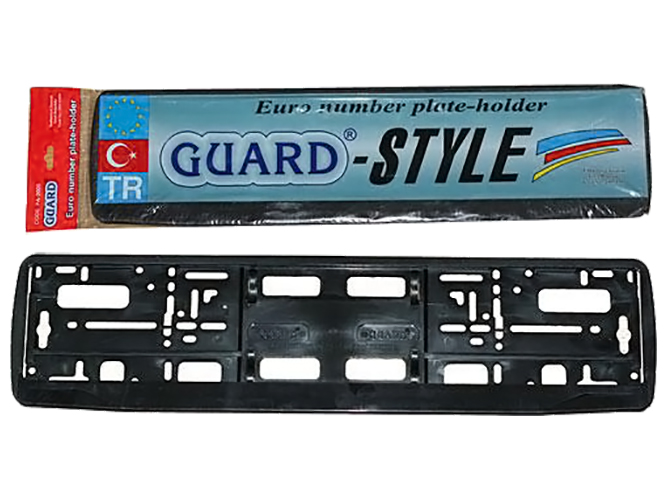Рамка номера пластикова GUARD Silver 2005