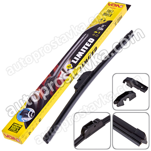 Щетка стеклоочистителя VOIN-905-14 бескаркасные VOIN-14"-350мм(TPN1FW-B14") LIMITED