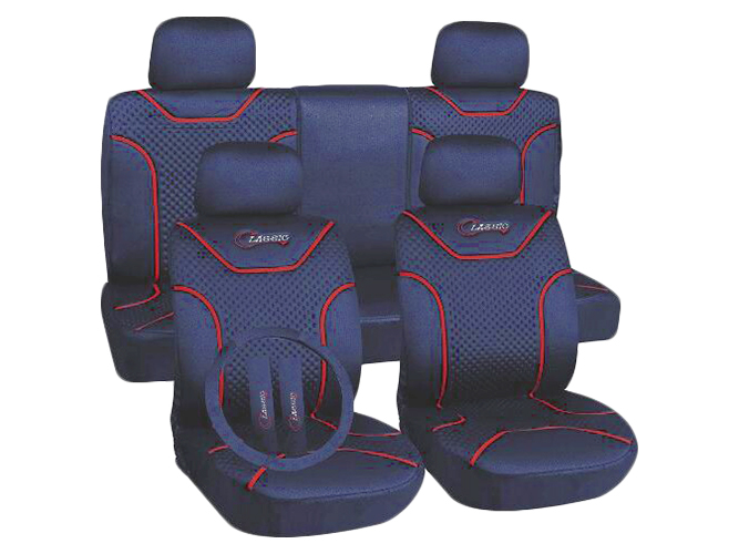 Набор чехлов MILEX "Classic AG-7262-23" полный комплект (2 передних, 2 задних, 5 подголовников) син