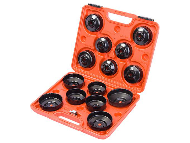 Комплект чашек для съема масляных фильтров Alloid 15 предметов (WT04017)
