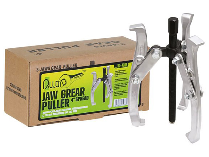 Съемник с тремя захватами Alloid, 50–102мм (С-4308)