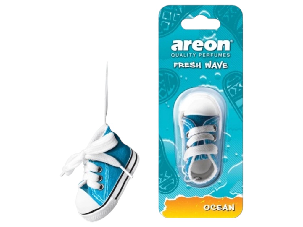 Освіжувач повітря Areon Fresh Wave Ocean, аромат морський бриз, формат кед, підвіска, 31г