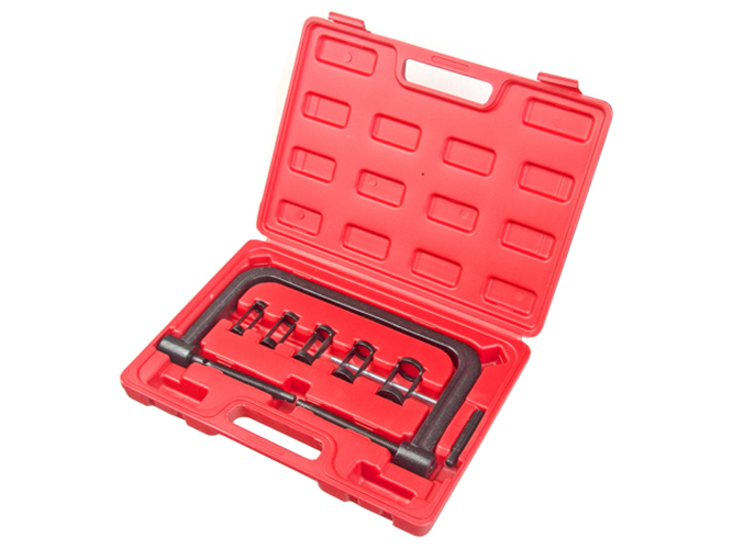 Рассухариватель клапанов струбцинного типа Alloid, 8 предметов (K-4022)