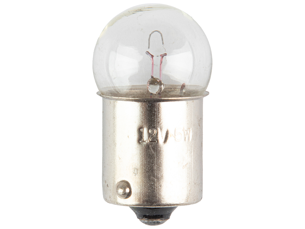 Лампа Pulso габаритная, S25, BA15s, R5W, 12В, 5Вт clear, 1 конт., 1шт