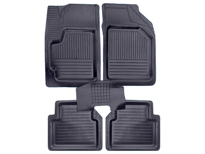 Килими гумові LANOS/AVEO, з перемичкою (ціна за 5шт)