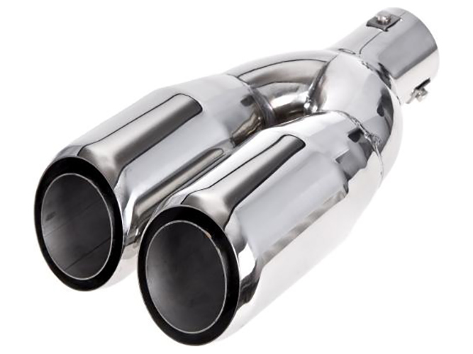 Насадка на глушитель VITOL НГ-0243, вход D64мм, длина 305мм, 2 выхода D89мм
