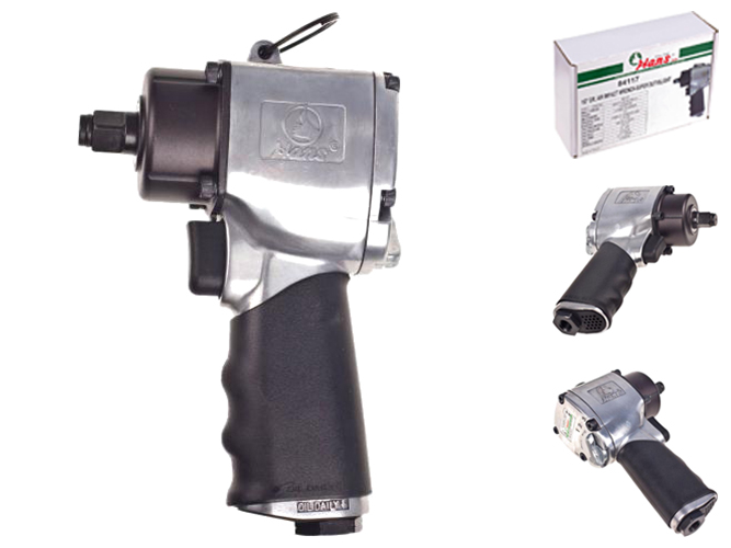 Пневмогайковерт HANS 1/2" DR 10000 об/хв, 678 Nm 1,55кг 84117