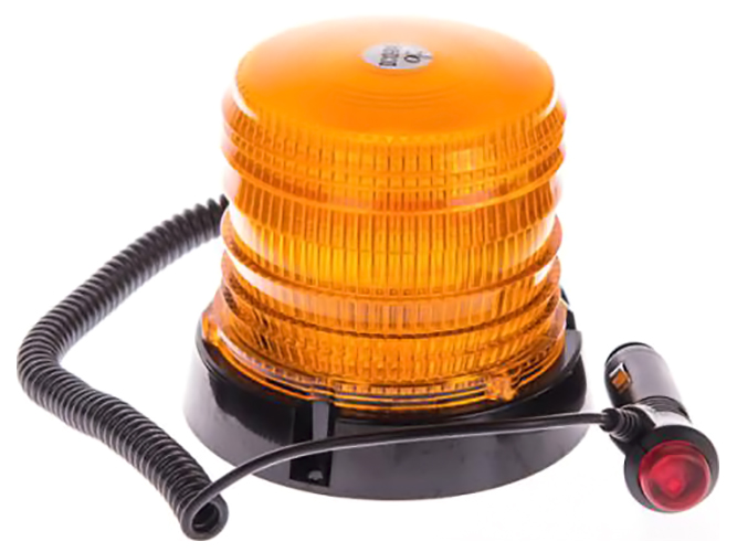 Маячок проблесковый светодиодный, LP-12240, 10-30V, 7.2W, 48SMD-2835, желтый