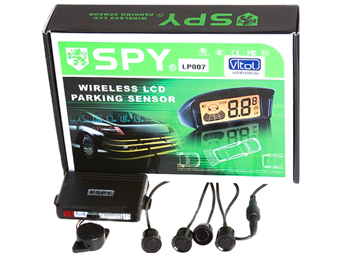 Парктроник SPY LP-007-2/LP-106-2 (2 датчика D18мм, без монитора, "beeper", коннектор) черный
