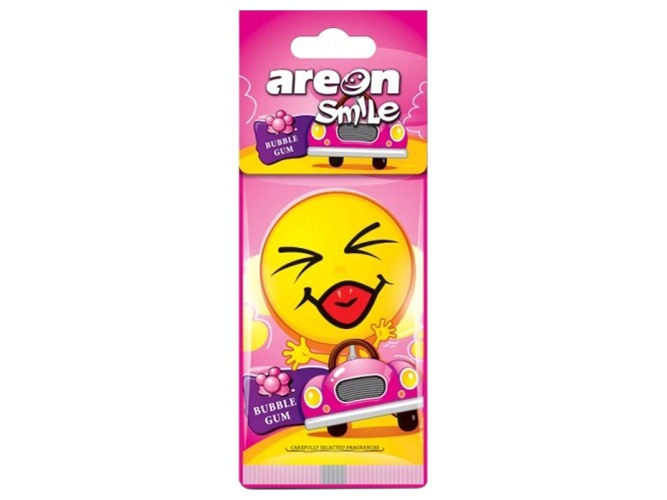 Освіжувач повітря AREON Smile сухий листочок Bubble Gum 62667