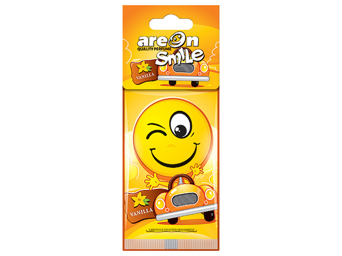 Освіжувач повітря AREON Smile сухий листочок Vanilla 62636