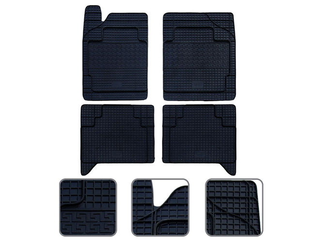 Килими P/A UNI ELEMENT CLASIC, 96562 (ціна за набір 4шт)