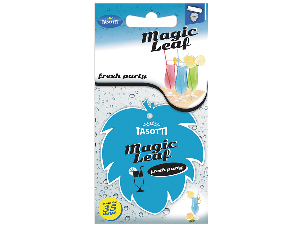 Освежитель воздуха Tasotti Magic Leaf cухой листочек Fresh Party 13290